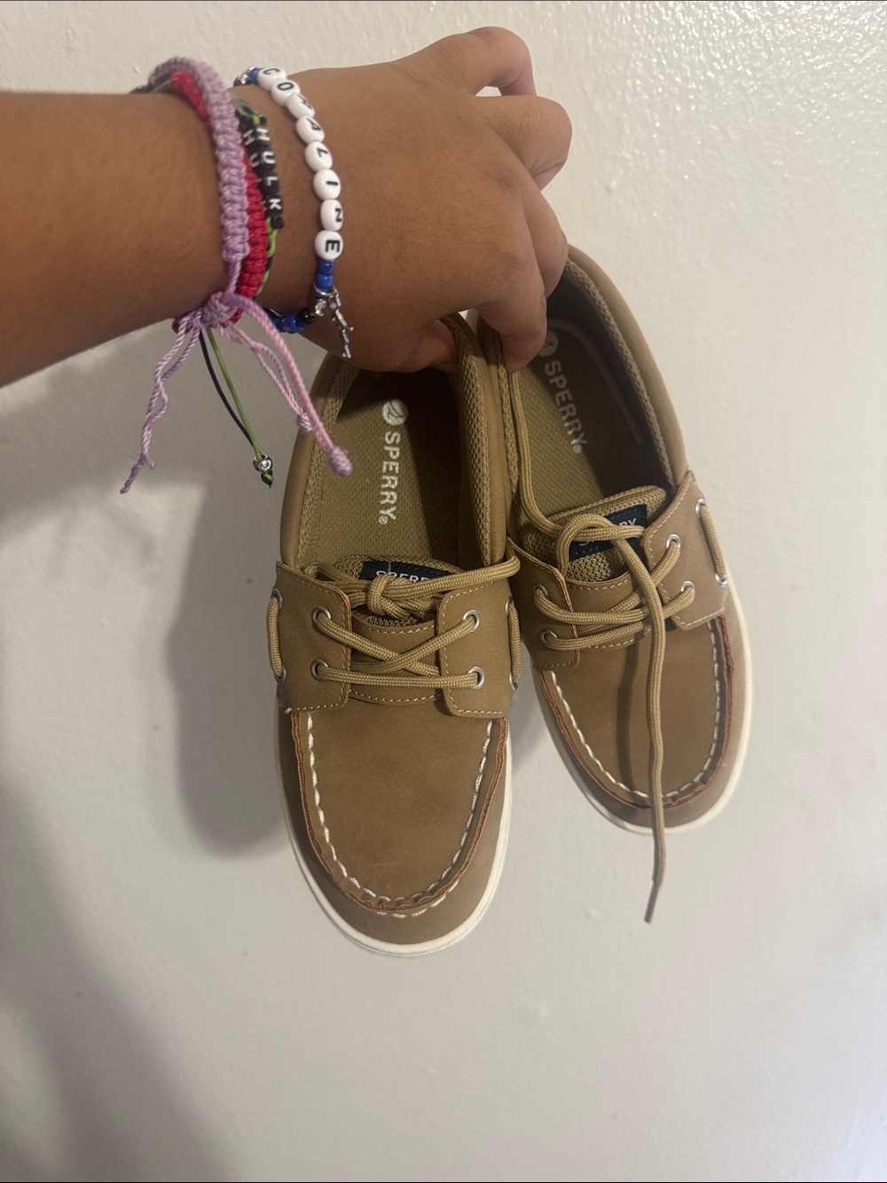 Sperry Kids Tan/Tobacco Classic Boat Shoes